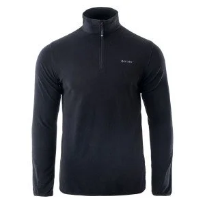 Men's fleece HI-TEC Damis, Black Men's fleece HI-TEC Damis, Black