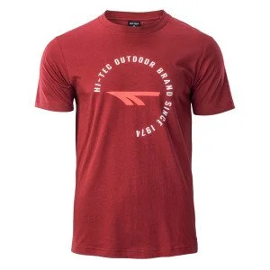 Men's t-shirt HI-TEC Noel - Red Men's t-shirt HI-TEC Noel - Red