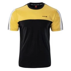 Men's T-shirt IGUANA Rampart, Black / Yellow Men's T-shirt IGUANA Rampart, Black / Yellow