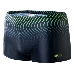 Men's swiming boxers AQUAWAVE Dojran, Black / Green Men's swiming boxers AQUAWAVE Dojran, Black / Green