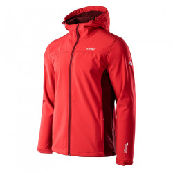 Men's softshell jacket HI-TEC Kaoru, Red