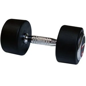 Rubber Dumbbell inSPORTline Pro 35 kg Rubber Dumbbell inSPORTline Pro 35 kg