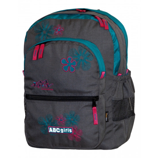Backpack TASHEV ABC Girls - Gray / Green