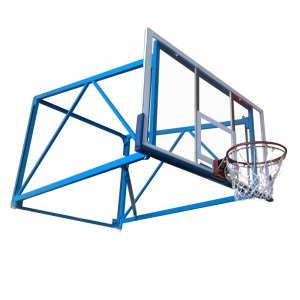 Foldable basketball stand  for wall mounting