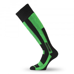 Ski socks LASTING SKG - electric green