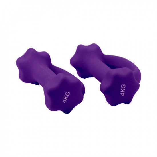 Vinyl dumbbells SPARTAN 2 x 4 kg Vinyl dumbbells SPARTAN 2 x 4 kg