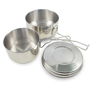 Steel cookware YATE Pot, 3 pcs