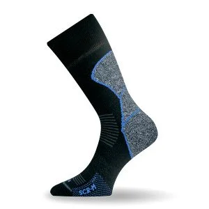 Thermo socks LASTING SCR, Black with blue