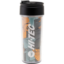 Thermo cup HI-TEC Whip 400 ml, Orange / Blue