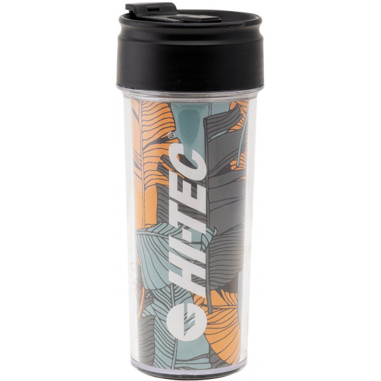 Thermo cup HI-TEC Whip 400 ml, Orange / Blue