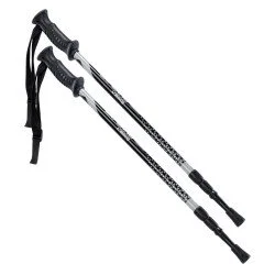 Hiking polesHI-TEC Lapland,  Black matt / Gray