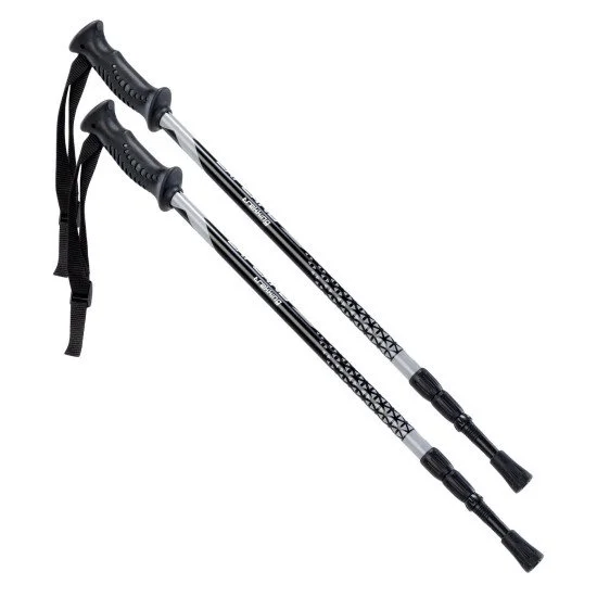 Hiking polesHI-TEC Lapland, Black matt / Gray Hiking polesHI-TEC Lapland, Black matt / Gray