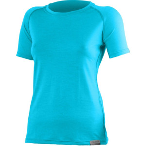 Womens merino wool thermal t shirt LASTING ALEA-5555 - blue