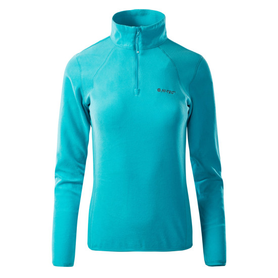 Womens fleece sweatshirt HI-TEC Lady Damis Blue atoll