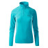 Womens fleece sweatshirt HI-TEC Lady Damis Blue atoll