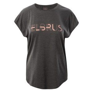 Women's breathable T-shirt ELBRUS Purus Wo s dark gray