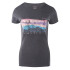 Womens T-shirt ELBRUS Ukaja III, Black melange