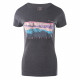 Womens T-shirt ELBRUS Ukaja III, Black melange