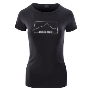 Women's T-shirt HI-TEC Lady Rolic, Black