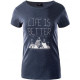 Womens T-shirt HI-TEC Lady Hanni, Dark Blue