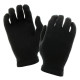 Winter gloves LASTING RUK, Black