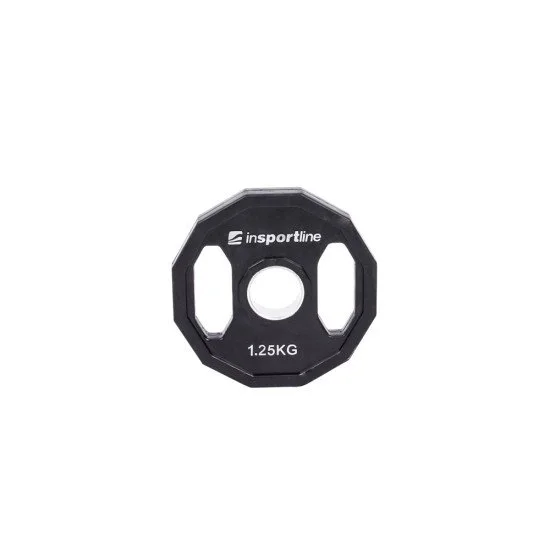 Rubber Coated Olympic Weight Plate Set inSPORTline Ruberton