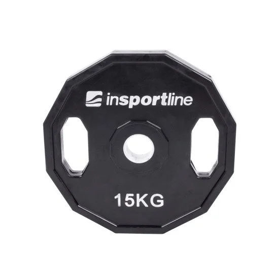 Rubber Coated Olympic Weight Plate Set inSPORTline Ruberton