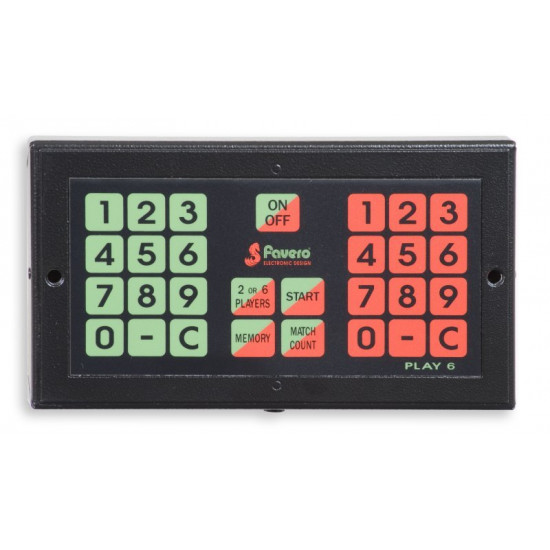 Electronic Billiard Scoreboard and Tennis Table FAVERO 2