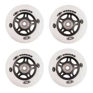 Set WORKER 72mm wheels and ABEC-7 chrome bearings Set WORKER 72mm wheels and ABEC-7 chrome bearings