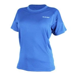 Womens T-shirt HI-TEC Lady Blanca, Blue Womens T-shirt HI-TEC Lady Blanca, Blue
