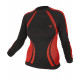 Womens Thermo shirt HI-TEC Lady Rico, Black/Red
