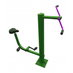 Combined outdoor exercise bike