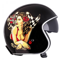 Moto helmet W-TEC V537 Black Heart, Lady
