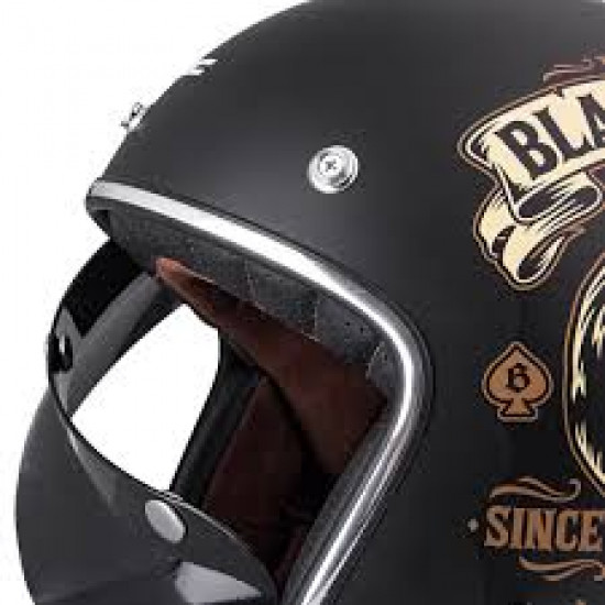 Moto helmet W-TEC V541 Black Heart, Devil