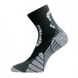 Socks for running LASTING IRM, Black/Gray