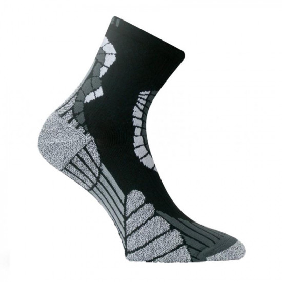 Socks for running LASTING IRM, Black/Gray