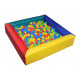 Dry pool for active play and psychomotorics 165 x 165 x 50 cm
