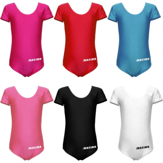 Girls short sleeve gym knit top MAXIMA