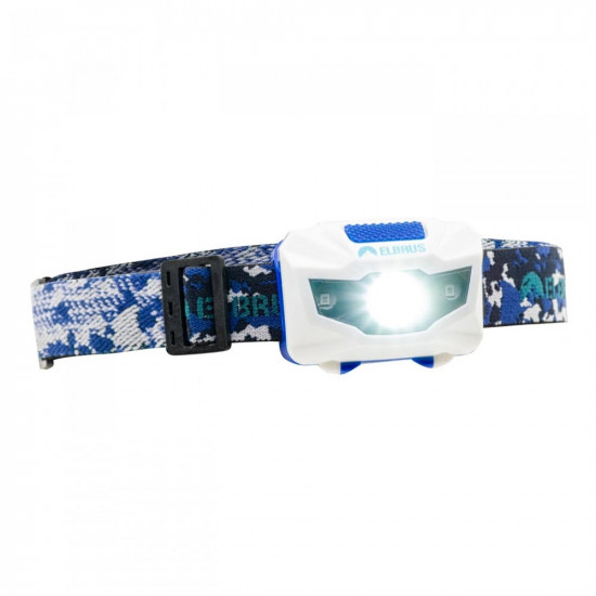 Headlamp ELBRUS Jackallight Grey Camo print, White