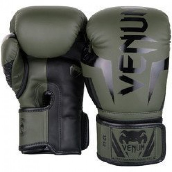 Boxing gloves VENUM ELITE Khaki black Boxing gloves VENUM ELITE Khaki black