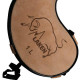 Leather Bota Bag LAKEN Kidney Shape 1 l
