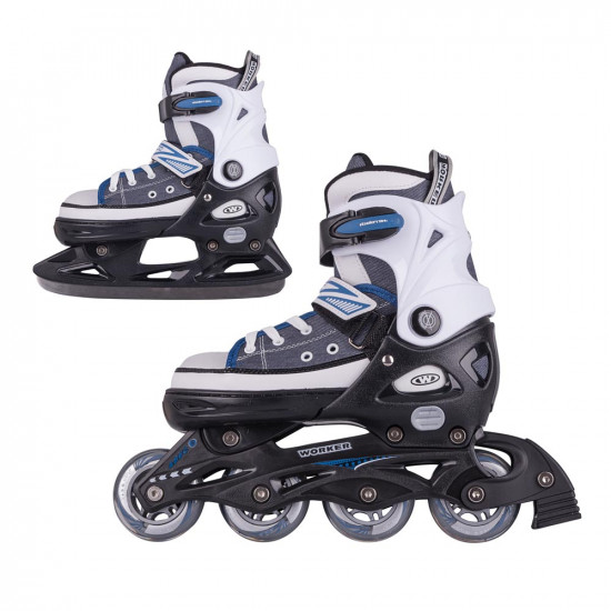 2-in-1 Skates/Rollerblades WORKER Gondo Blue