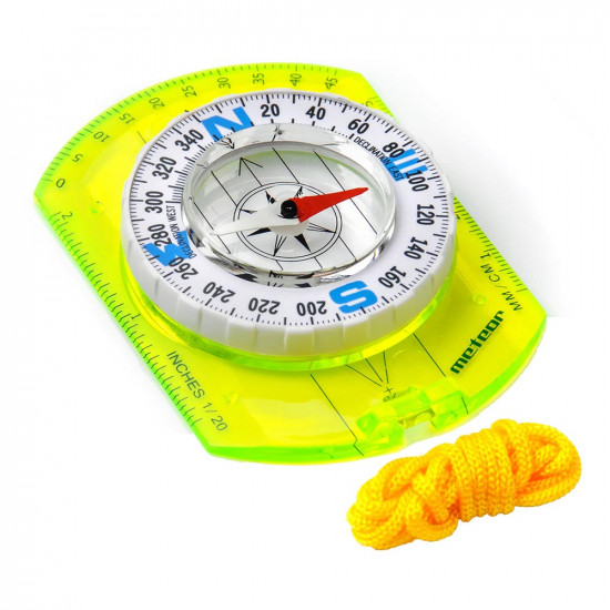 Compass METEOR with Ruler, White disc