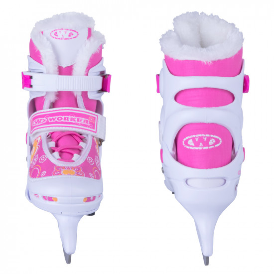 Childrens Ice Skates WORKER Izabely Pro – with Fur