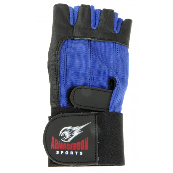 Fitness Gloves with Bracelets ARMAGEDDON SPORTS, Blue