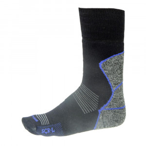 Thermo socks LASTING SCR, Black with blue