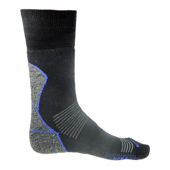 Thermo socks LASTING SCR, Black with blue