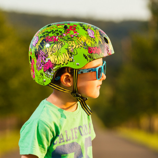 Freestyle Helmet for children WORKER Komik, Red