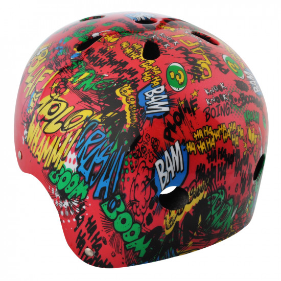 Freestyle Helmet for children WORKER Komik, Red