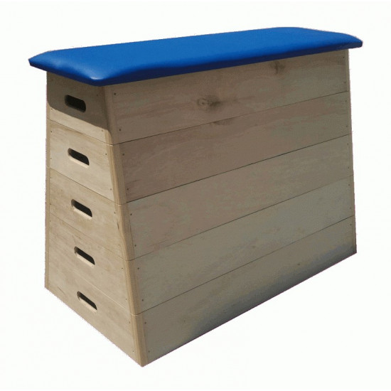 Gymnastic chest of five levels